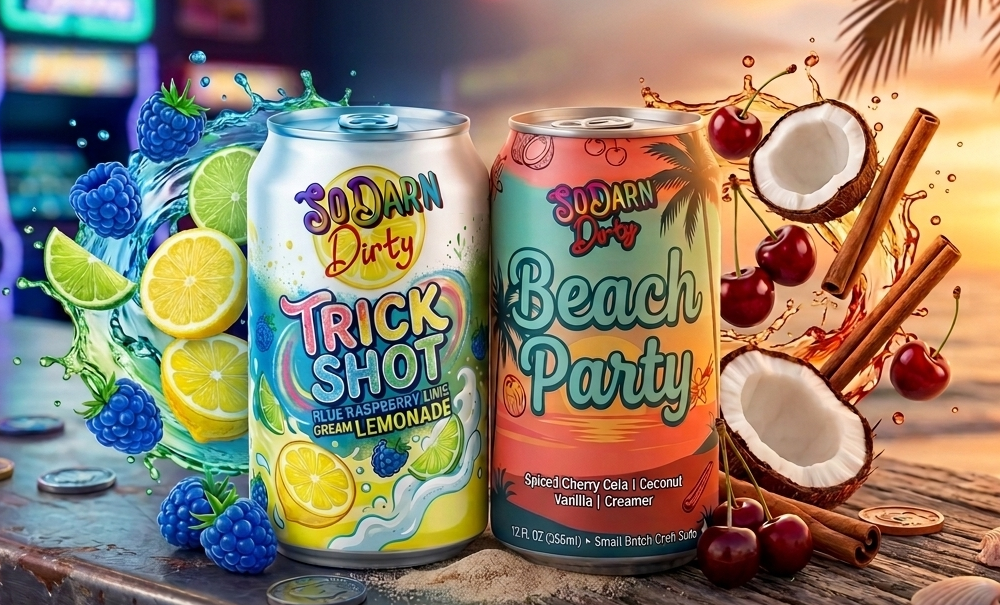 1 12-Pack of Trick Shot & 1 12-Pack of Beach Party